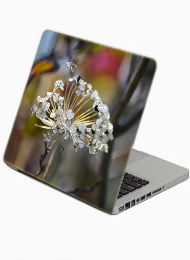 TAT Stains Liquid Texture Printed Laptop Sticker Multicolour-15.6 inch-1230